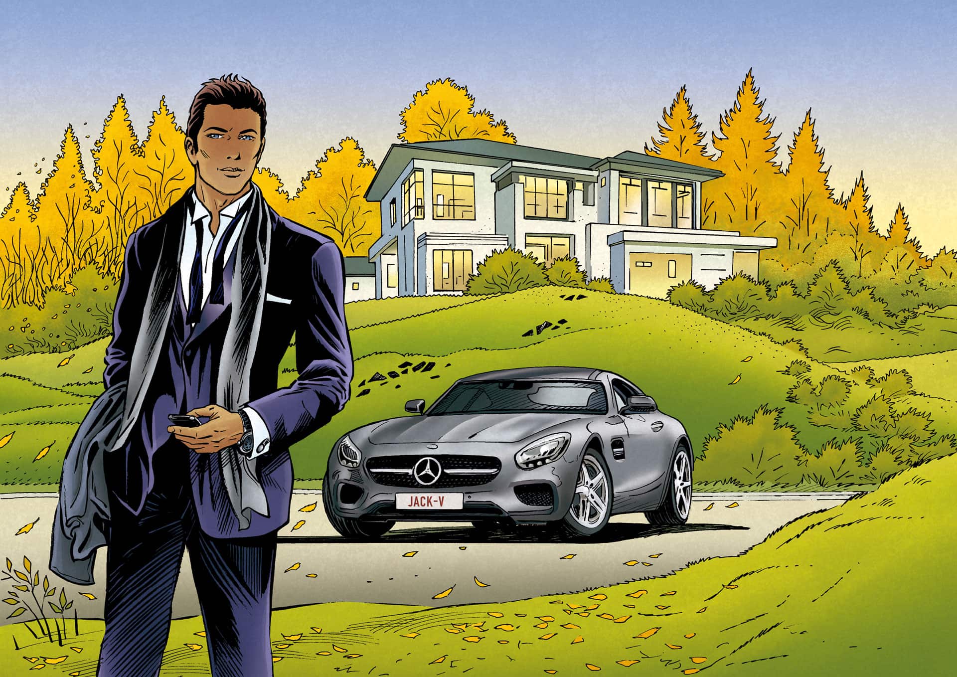 Beautiful Car – Beautiful House